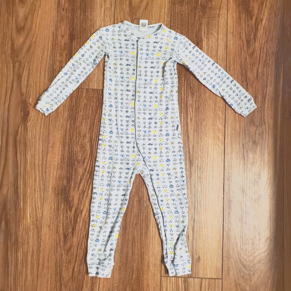 Babygap boys cars one piece pajamas